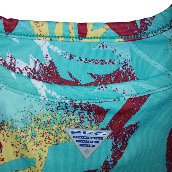 ❤️ Columbia PFG Women's XS Tropical Print Dress - Picture 3 of 4